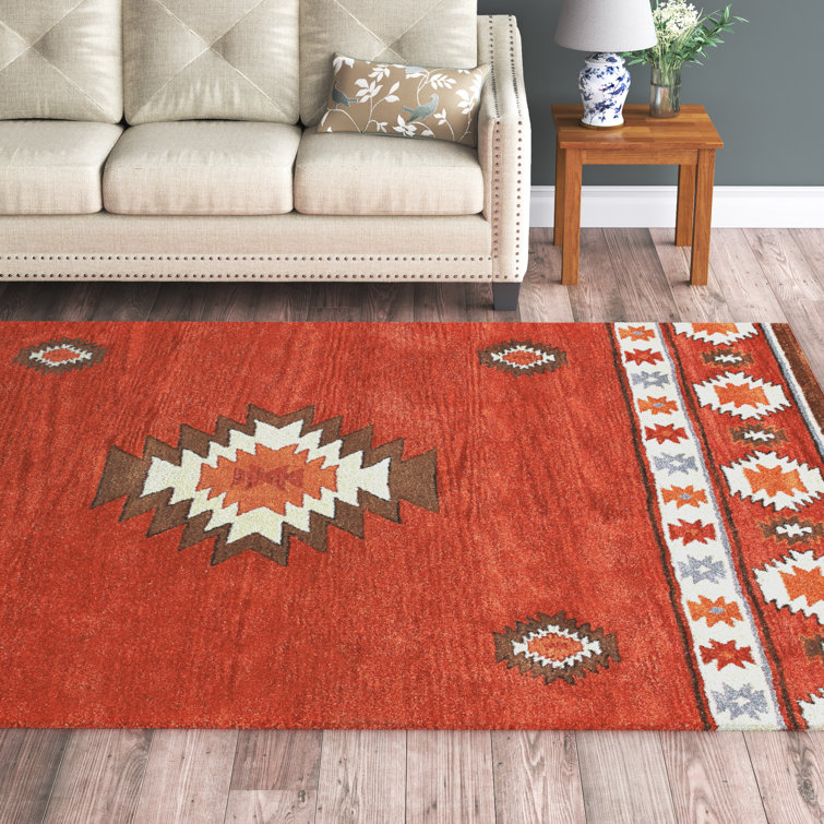 Foundstone™ Vancouver Handmade Tufted Wool Wine Rug & Reviews Wayfair